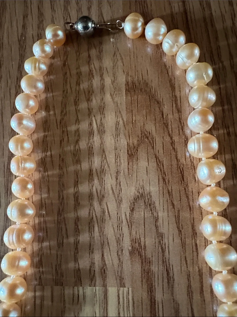 VINTAGE FRESHWATER TINTED PINK PEARL 19